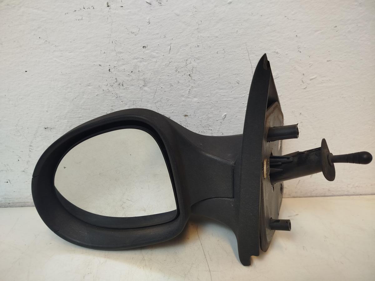 Renault Twingo 2 II Au&szlig;enspiegel links R&uuml;ckspiegel manuell unlackiert Spiegel