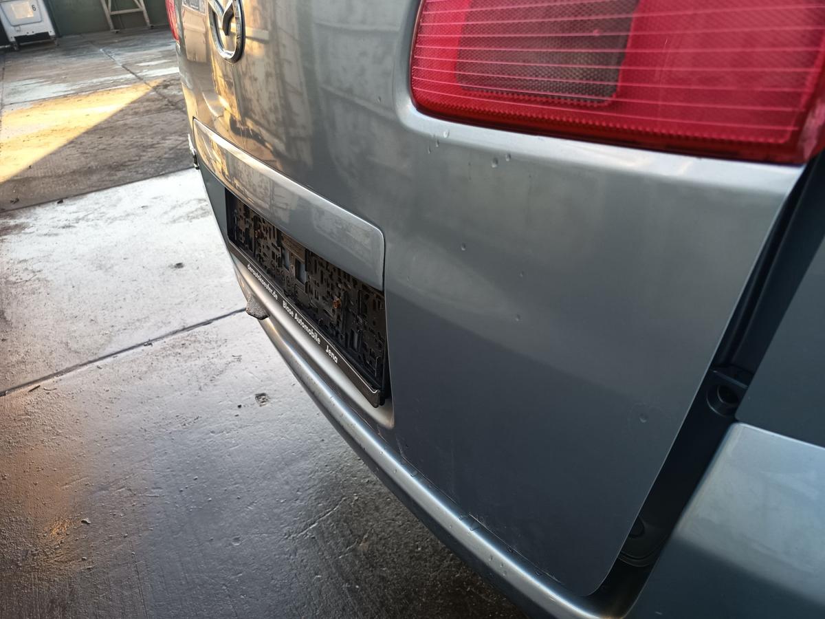 Mazda 2 original Heckklappe mit Scheibe 27P Arktikblau Bj 2004