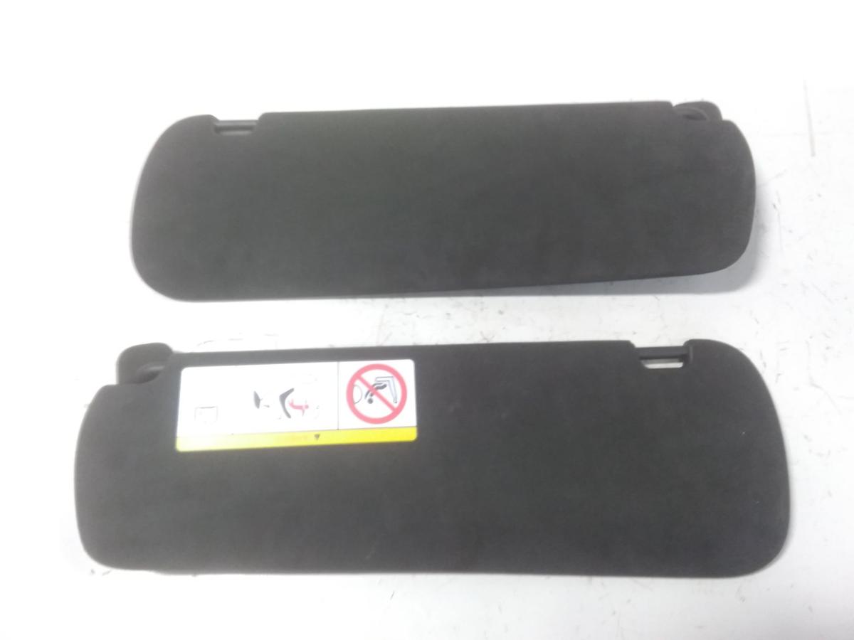 Tesla Model S 2.Facelift original Satz Sonnenblenden Alcantara schwarz Bj.2023