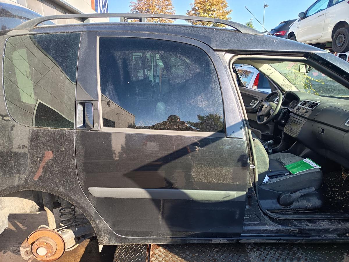 Skoda Roomster 5J original Tür hinten rechts Fond F9R Black Magic Bj 2010