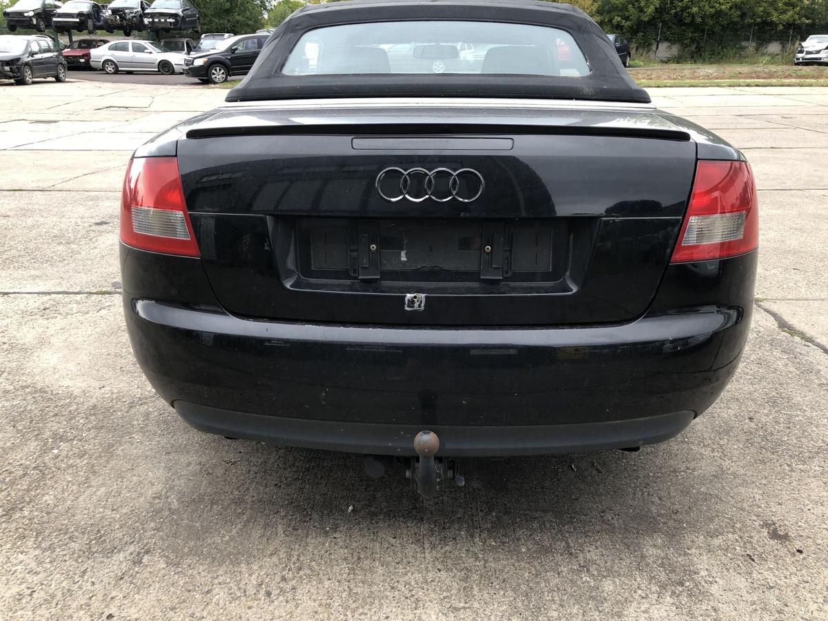 Audi A4 8H B6 Cabrio Stoßfänger hinten Heckstoßstange LY9B Brilliantschwarz