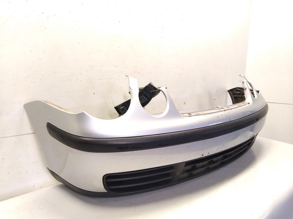 VW Polo 9N1 orig Sto&szlig;stange Sto&szlig;f&auml;nger vorn LA7W reflexsilbermetallic BJ2004