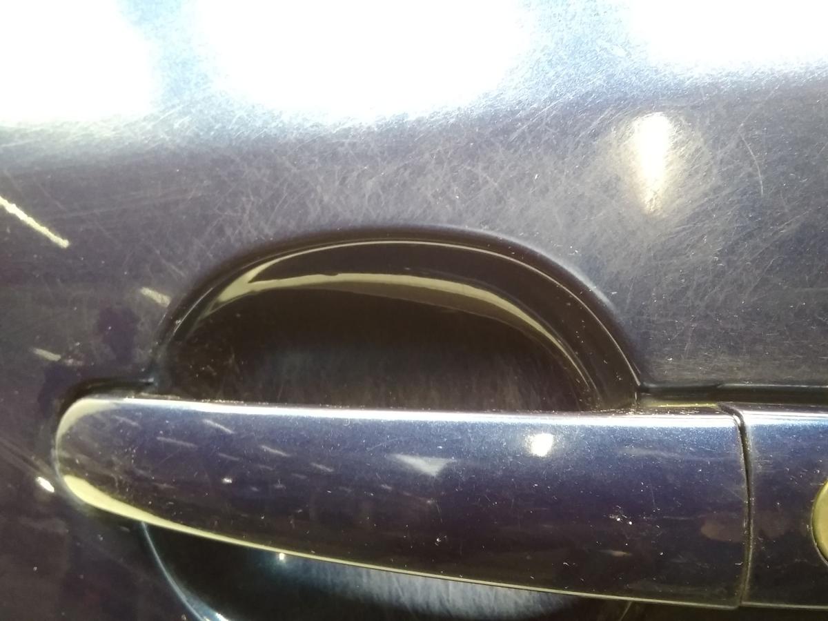 Skoda Fabia 2 5J Tür vorn links Fahrertür stormblaumetallic 9462 Bj.2008