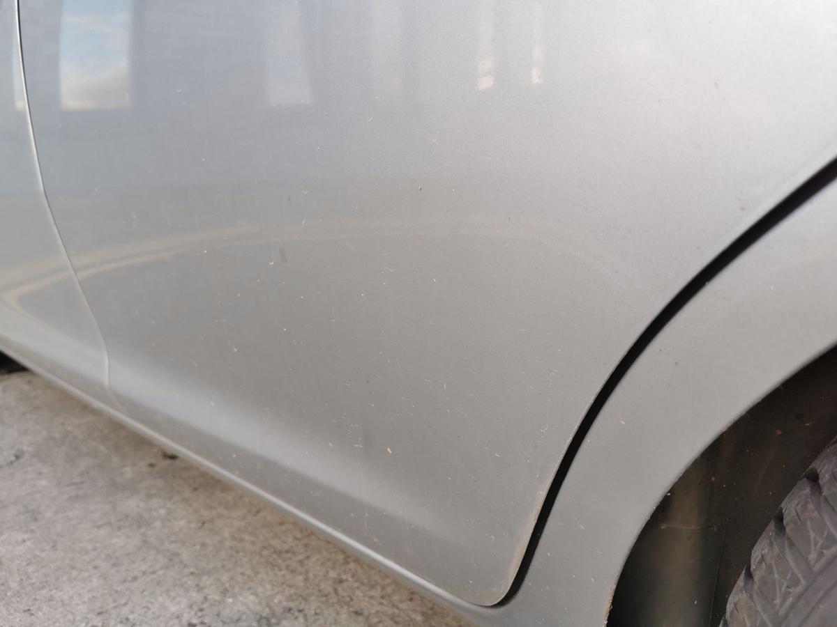 Opel Corsa D Tür Autotür Fondtür Rohbautür hinten links Z163 Lichtsilber met