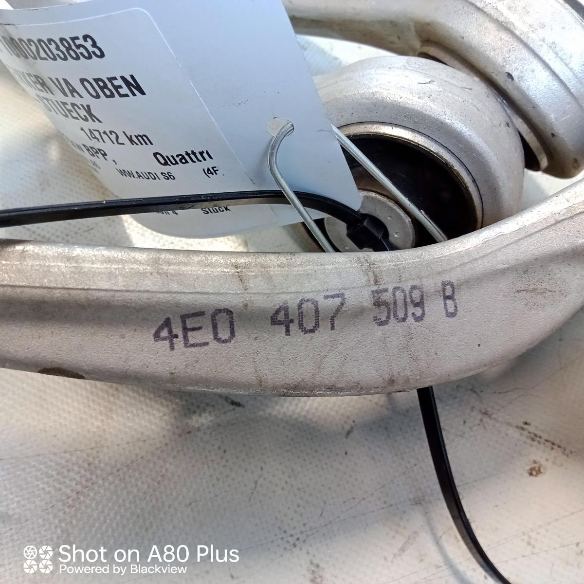 Audi A6 4F C6 original Satz Querlenker Vorderachse oben 4 St&uuml;ck Bj.2004