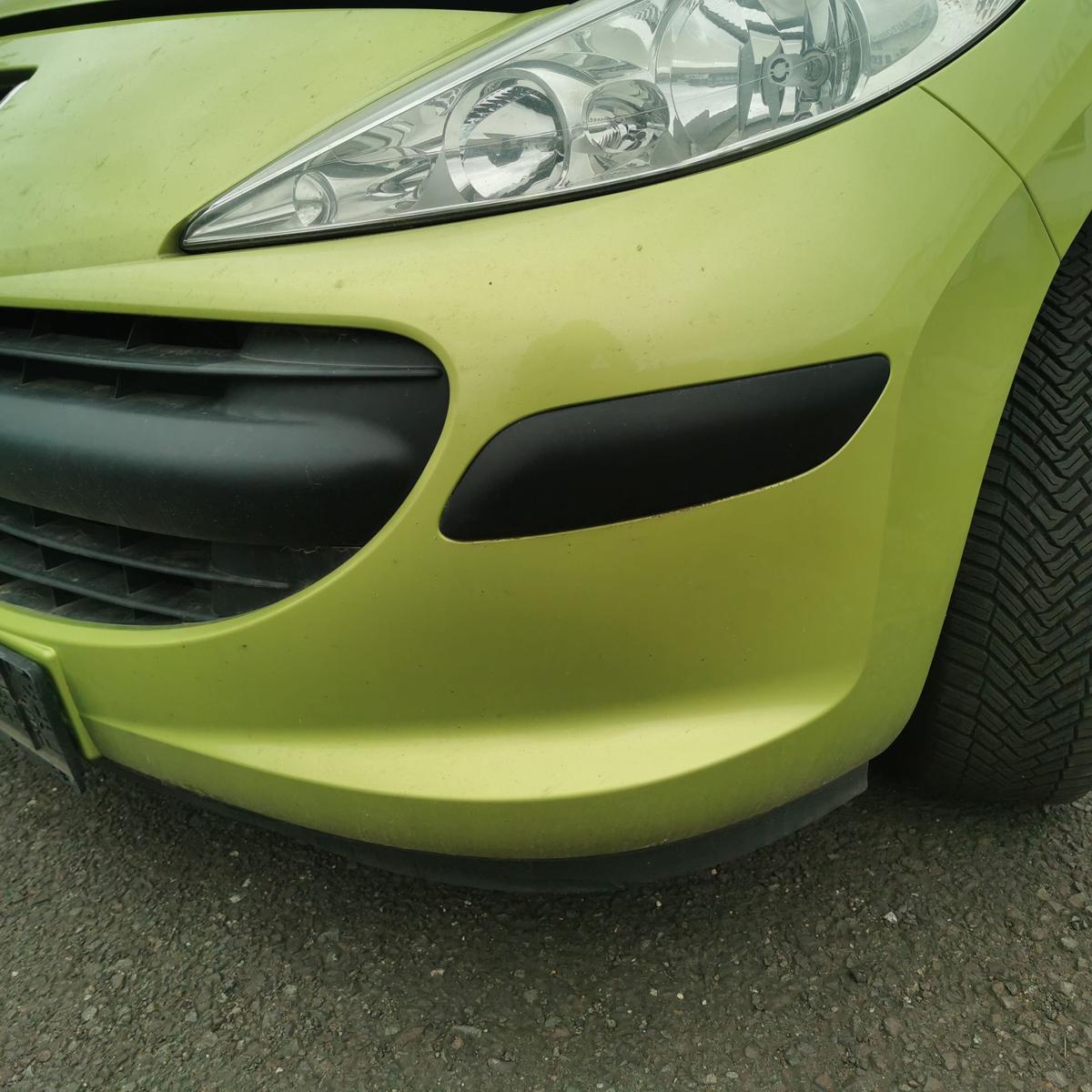 Stossfänger Stossstange Bumper vorn KAR Gelb Lacerta Peugeot 207 W TEXT BILDER