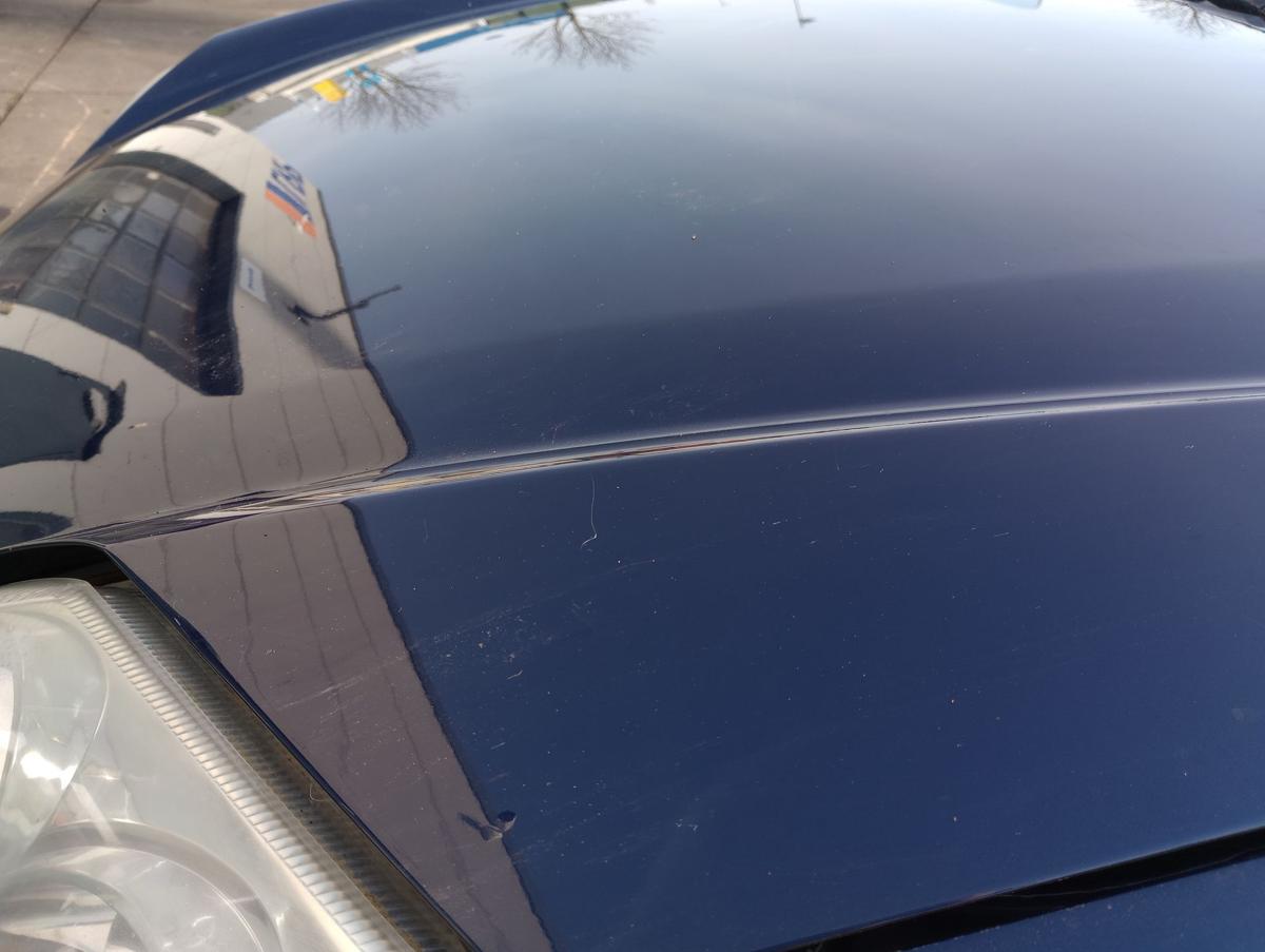 Hyundai Coupé orig Motorhaube Deckel vorn UC Carbon Blue Mica Bj 2002