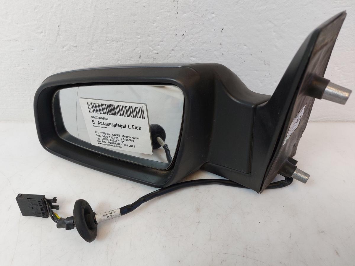 Opel Zafira B Außenspiegel links elektrisch Seitenspiegel 3KU Moonland Metallic