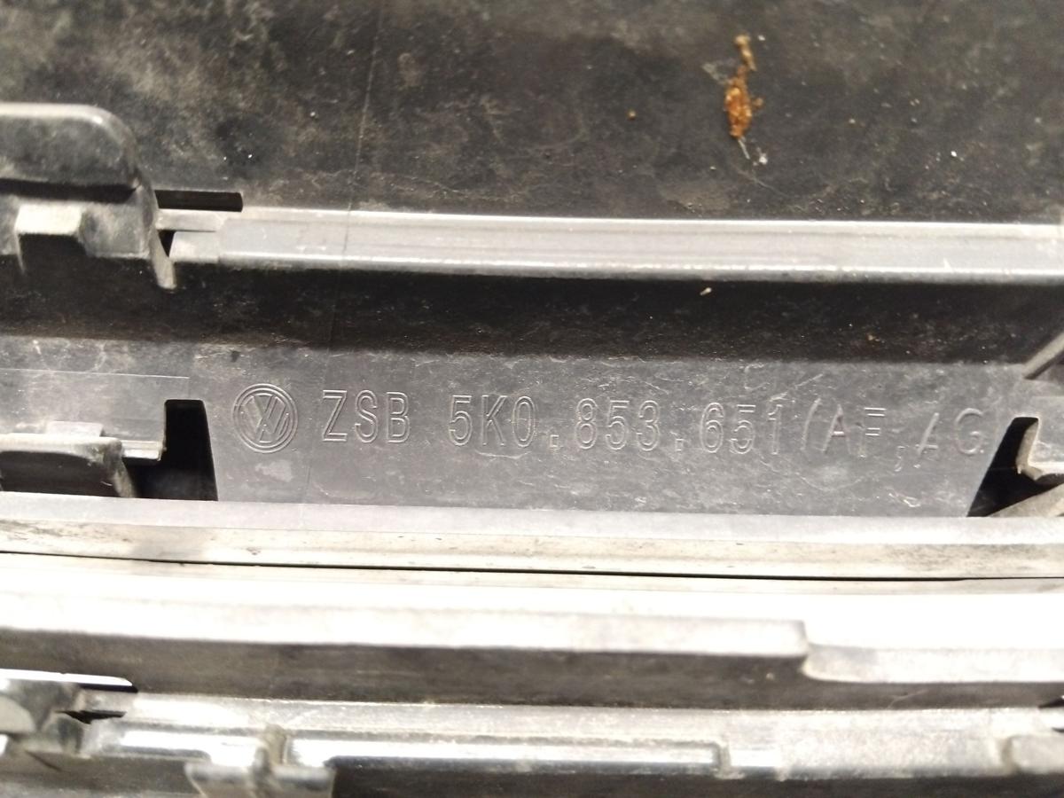 VW Golf 6 original K&uuml;hlergrill satinschwarz/schwarz mit Emblem BJ2009