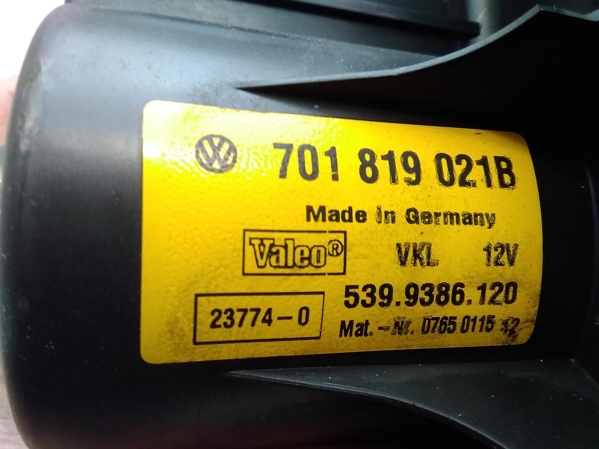 VW T4 original Gebläsemotor Heizung vorn mit Vorwiderstand Bj.1998