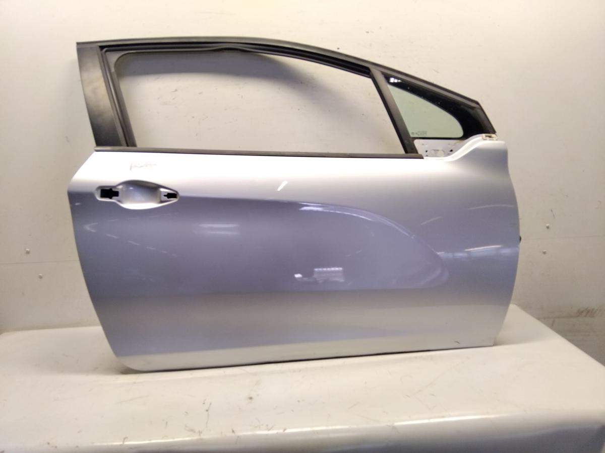 Peugeot 208 Tür vorn rechts Beifahrertür 3-Türer silber aluminiumgrau Bj.2016