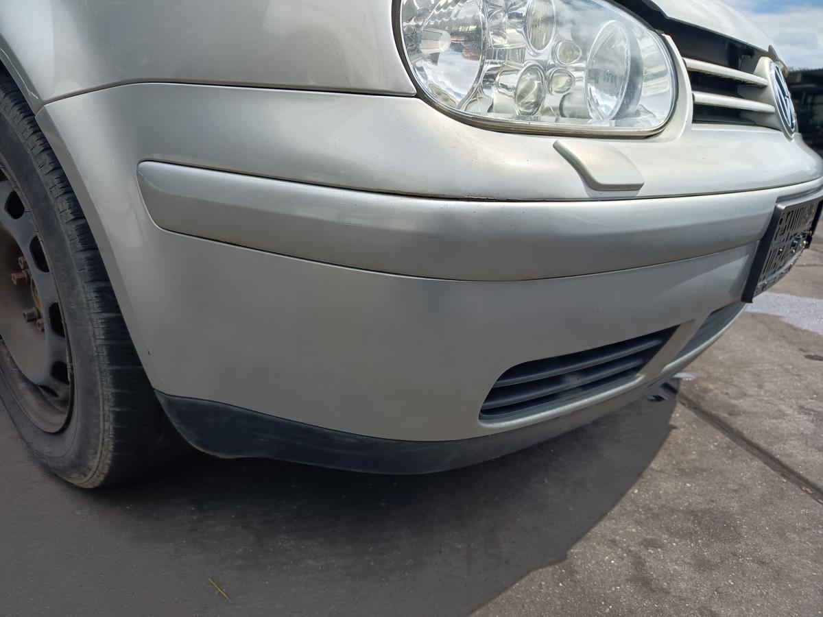 VW Golf IV original Sto&szlig;stange vorne mit SRA LB7Z Satinsilber Baujahr 2000