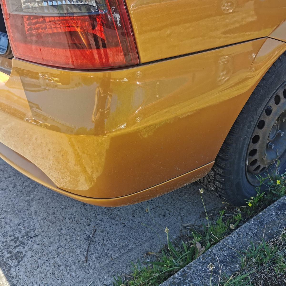 Opel Astra G Coupe Stossfänger Stoßstange Bumper hinten V2U Capriegelb BILDER