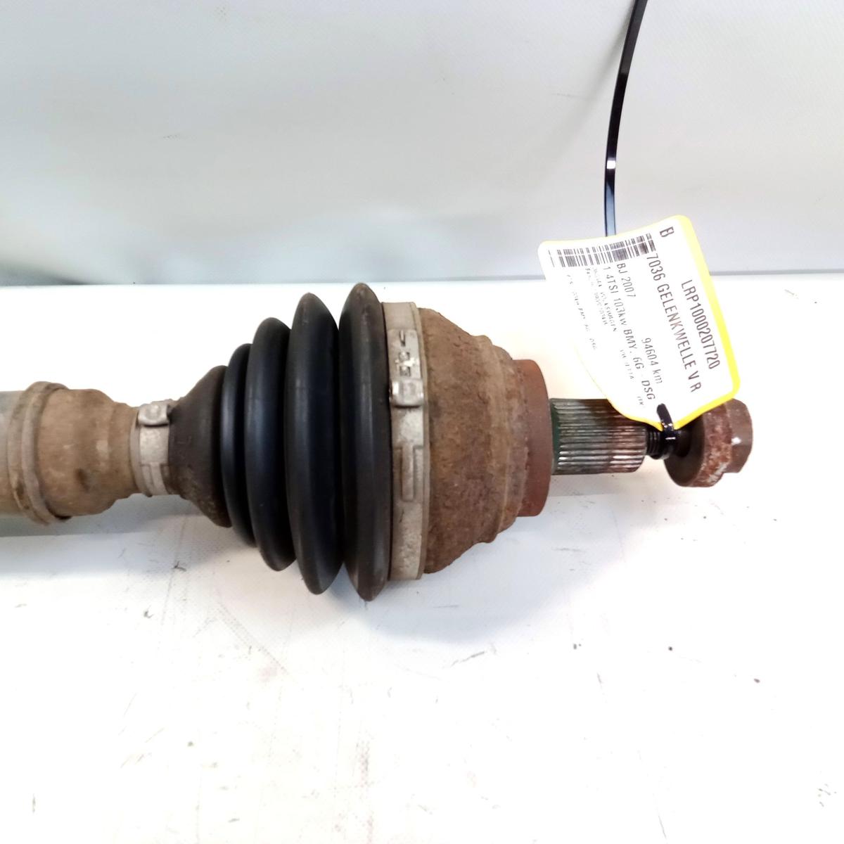 VW Jetta 1K original Antriebswelle Gelenkwelle vorn rechts 1.4TSI DSG Bj.2007