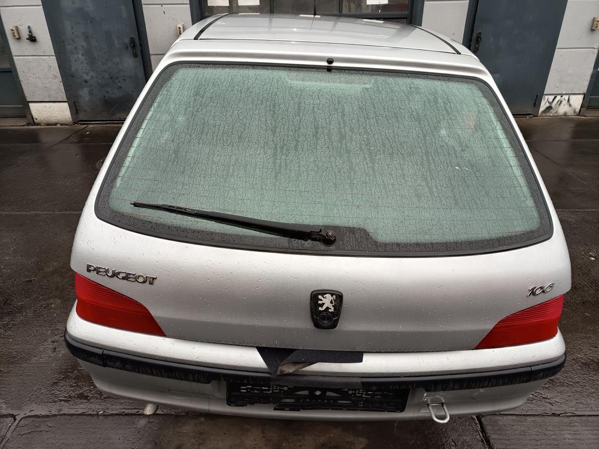 Peugeot 106 original Heckklappe mit Scheibe EZR Aluminiumgrau Bj 2002