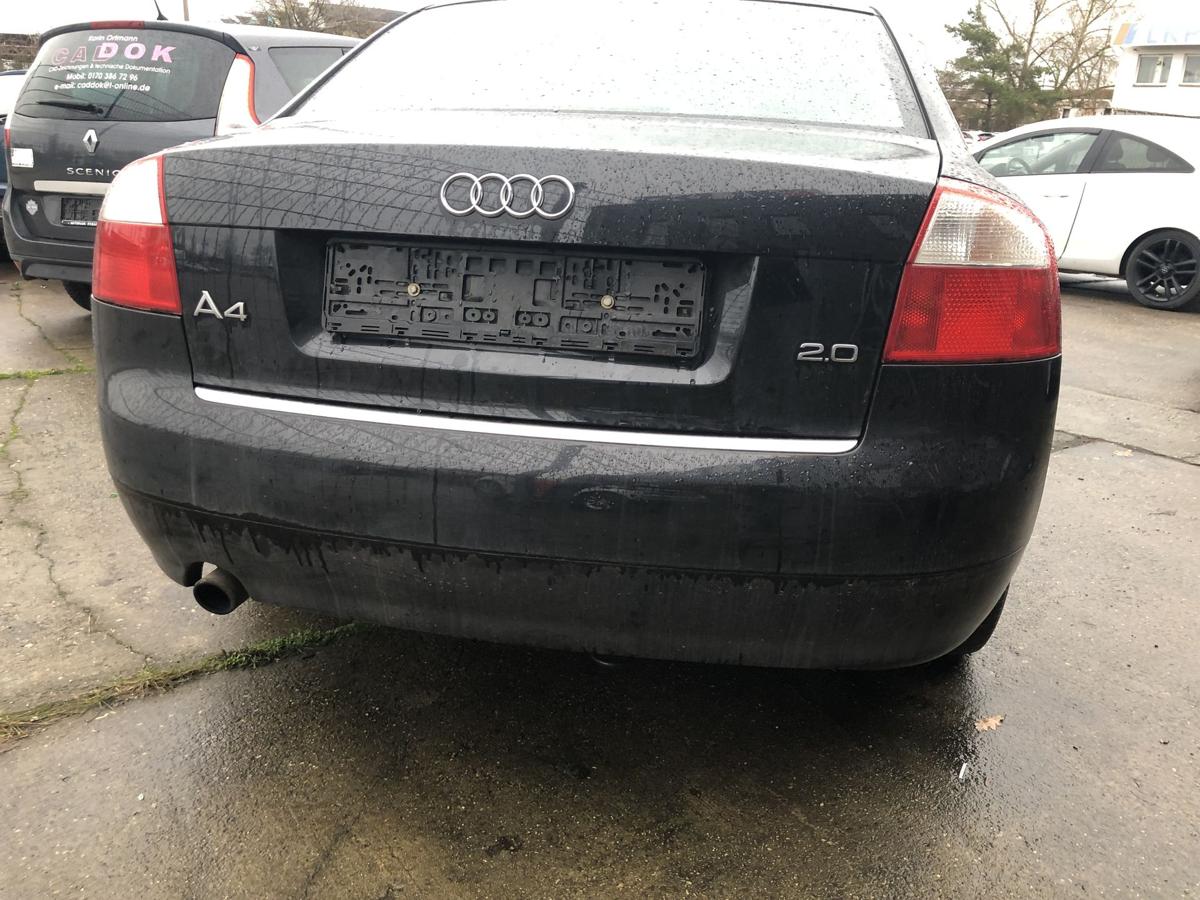 Audi A4 8E B6 Limo Heckklappe Kofferraumklappe LZ9W Deckel Kofferraum Rohbau