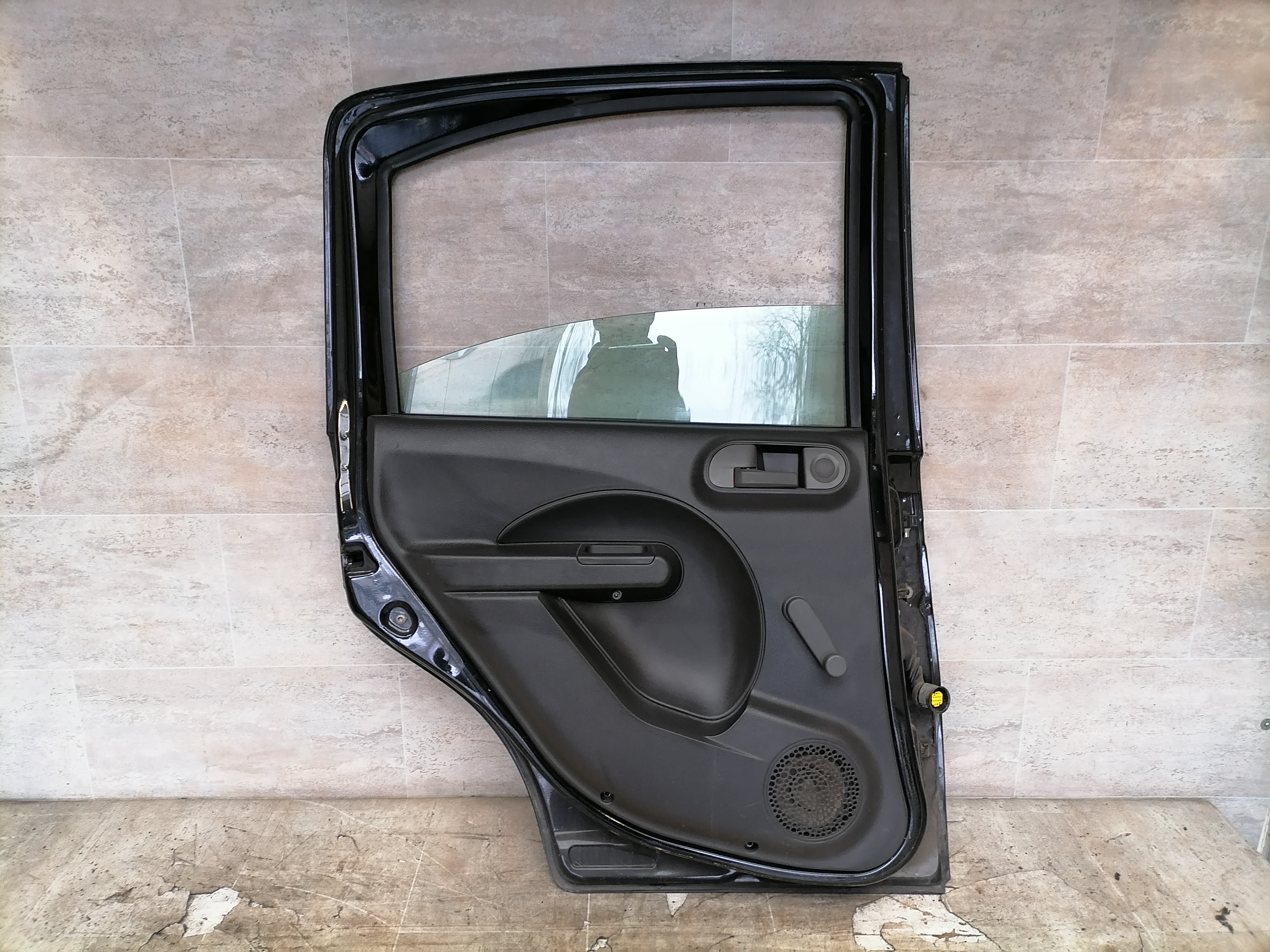 Fiat Panda 169 BJ 2007 Tür hinten links Schwarz 03-12