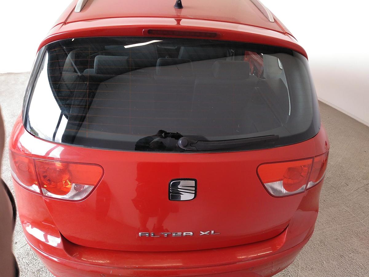 Seat Altea XL 5P Heckklappe emocionrot LS3H mit Heckscheibe Bj.2011