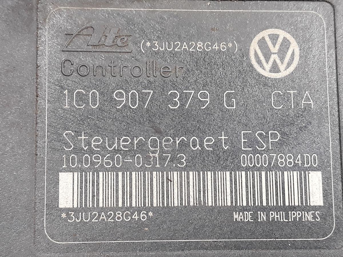 VW Golf 4 Bj.2002 original ABS-Block 1J0614517G 1C0907379G