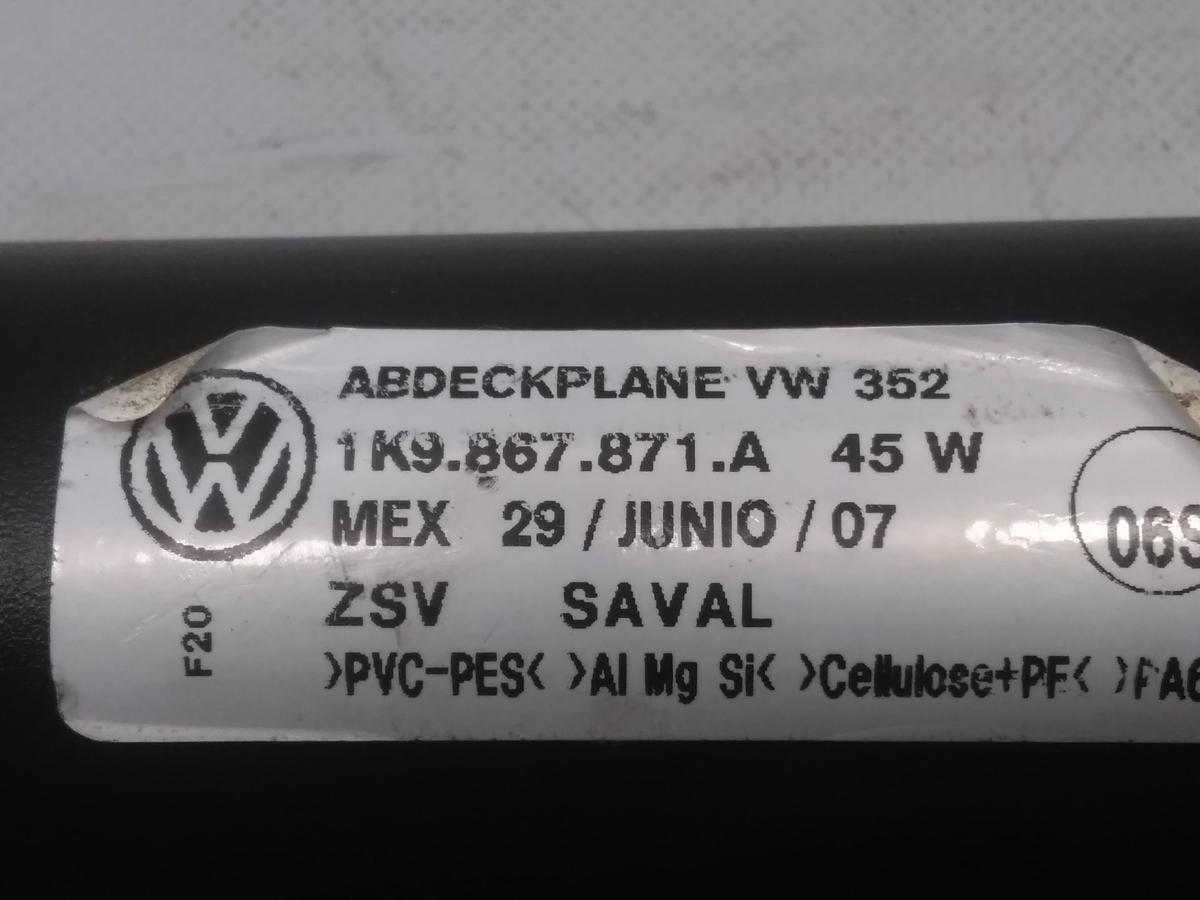 VW Golf 5 Variant orig. Laderaumrollo Abdeckung Kofferraum BJ2007 1K9867871A45W
