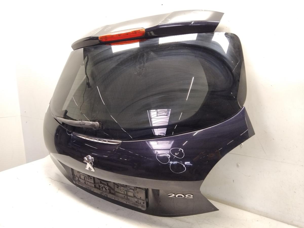 Peugeot 208 Heckklappe dunkelblaumetallic mit Heckscheibe Bj.2014