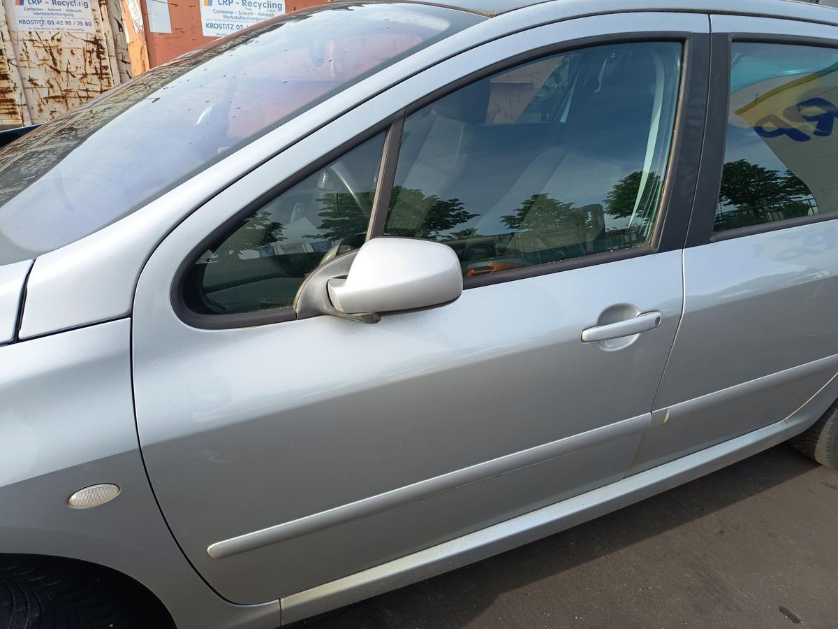 Peugeot 307SW original T&uuml;r vorne links EZR Aluminiumgrau Baujahr 2004