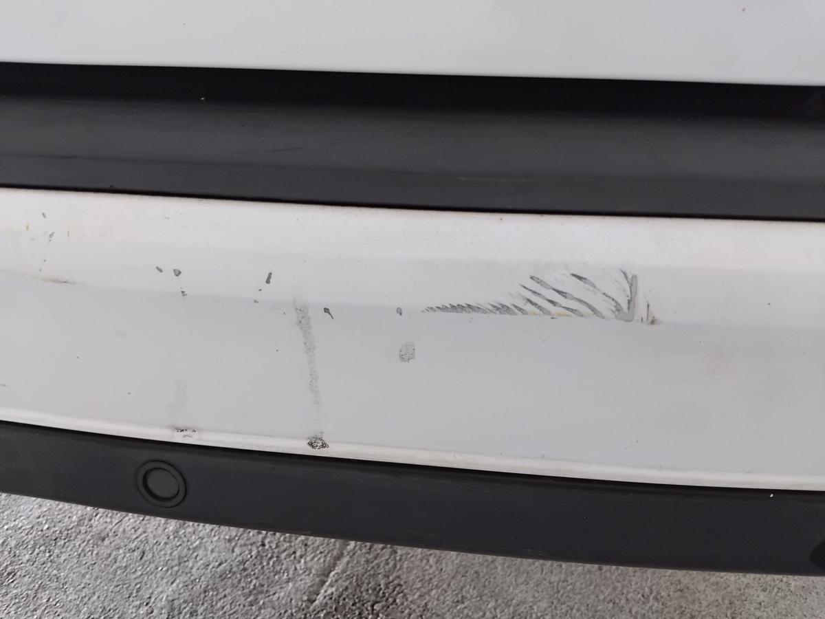Opel Vectra C Kombi orig Sto&szlig;stange Stossf&auml;nger hinten PDC Facelift BJ2007 Z474 Casablancawei&szlig;