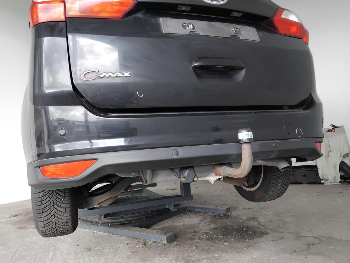 Ford Grand C-Max orig Sto&szlig;f&auml;nger Sto&szlig;stange hinten mit PDC BJ2012 Pantherschwarz