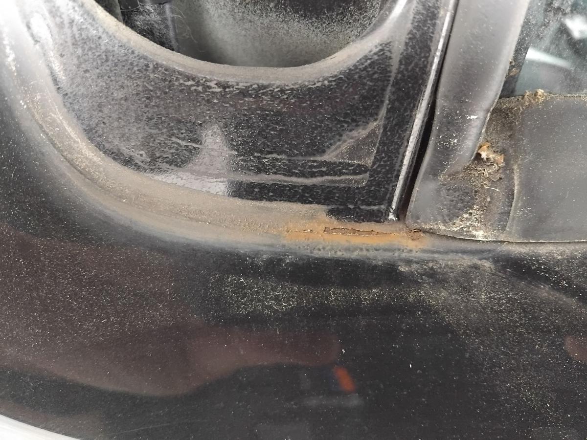 Fiat Qubo 225 original T&uuml;r vorn links Fahrert&uuml;r schwarzmetallic 632 Nero BJ2010
