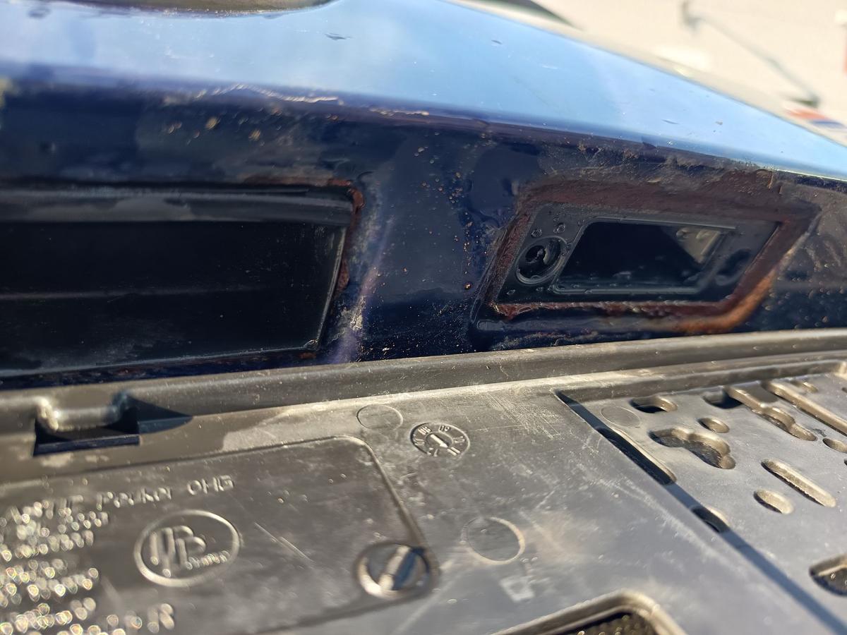 VW Touran 1T original Heckklappe mit Scheibe Rost B5N Indigoblau Bj 2006