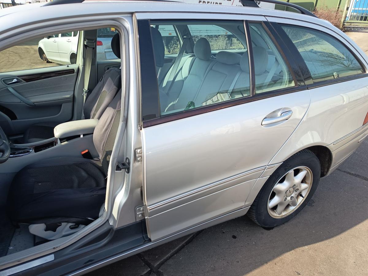 Mercedes S203 original T&uuml;r hinten links Fond 744 Brillantsilber Bj 2002