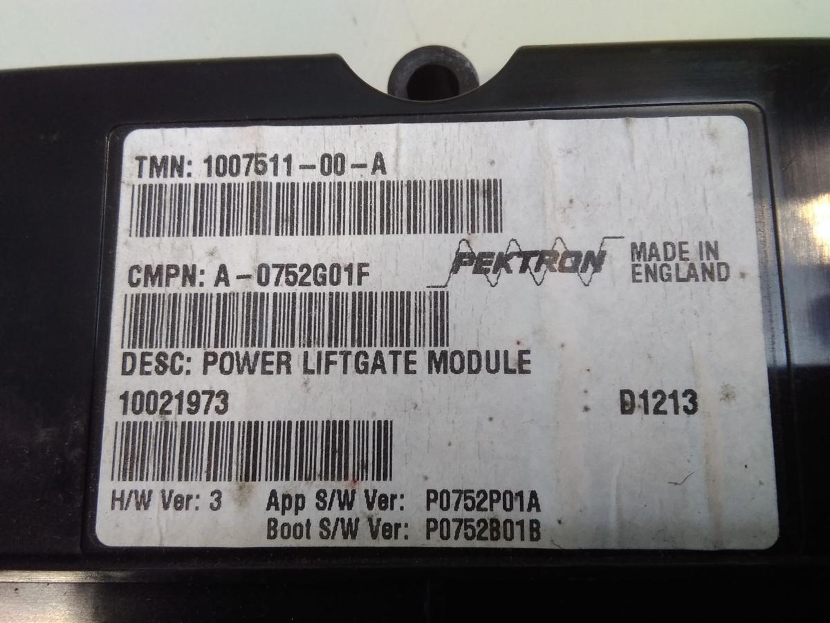 Tesla Model S original Steuerger&auml;t Heckklappend&auml;mpfer 100751100A BJ2014