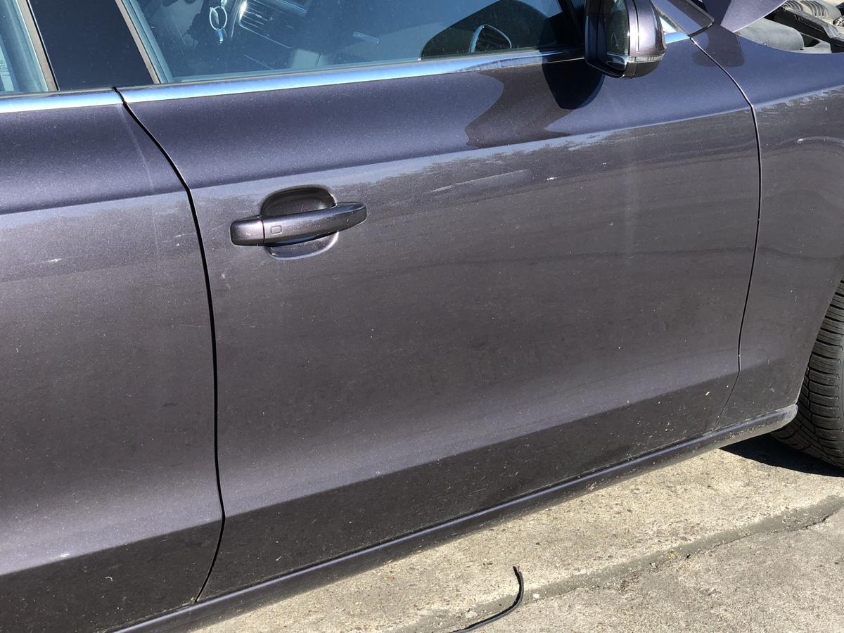 Audi A5 8T Sportback T&uuml;r vorn rechts Beifahrert&uuml;r Rohbau 5trg LZ4X Amethystgrau