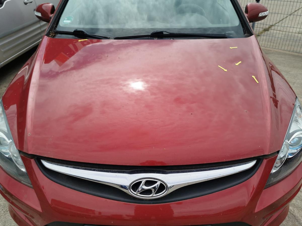 Hyundai I30 CW FD Motorhaube Klappe Deckel Bonnet vorn HAT Glowing Red *Hagel*