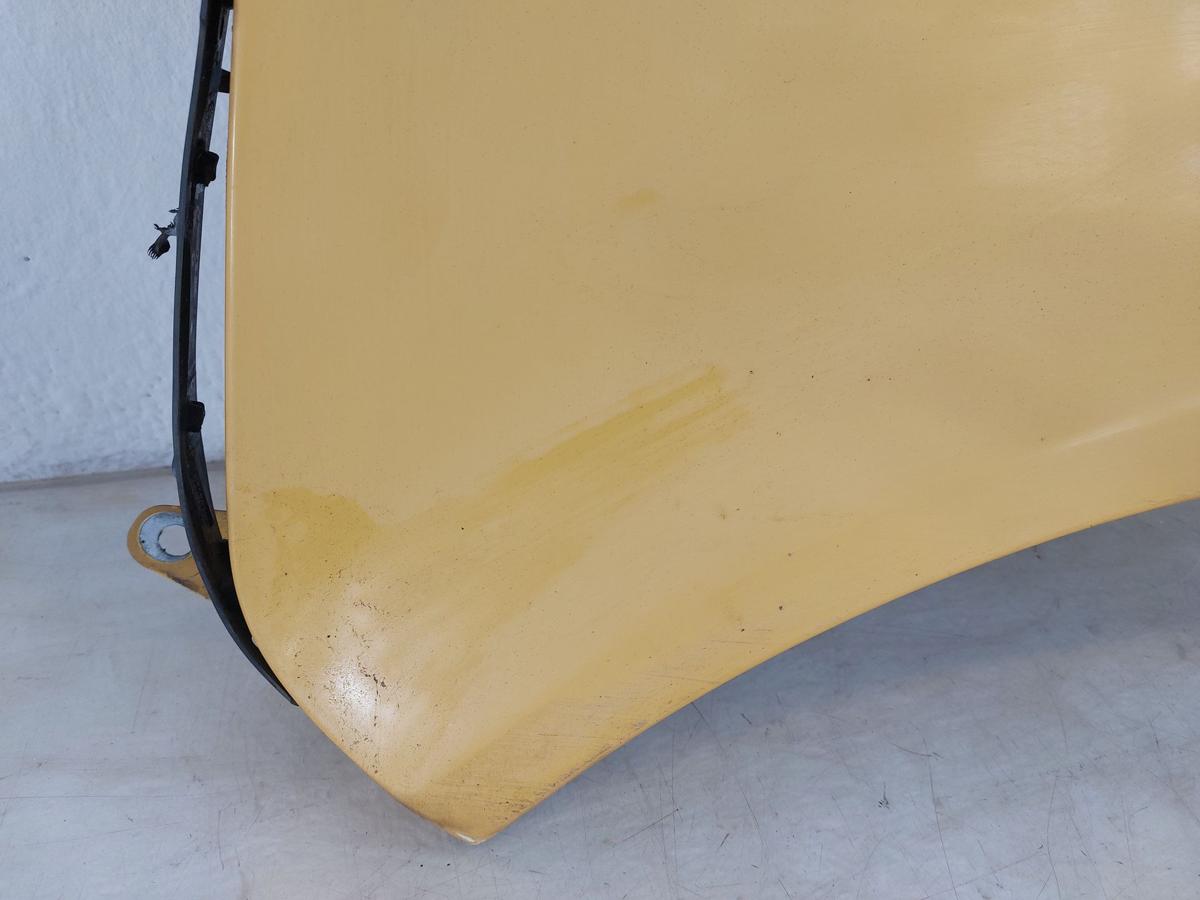 VW T5 7H Transporter Kotfl&uuml;gel vorn links Fahreseite Postgelb Dellen