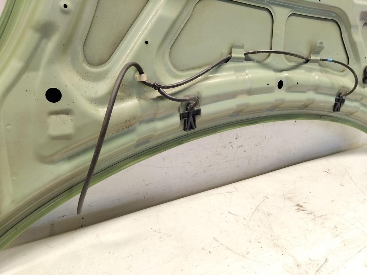 Nissan Micra K12 original Motorhaube J13 Seegrasgr&uuml;n Metallic BJ2003