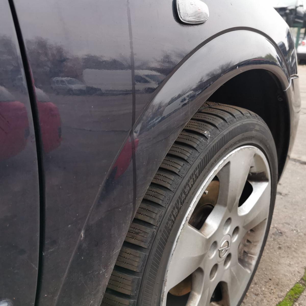 Opel Astra G Cabrio Kotflügel Fender Seitenwand vorn rechts 4BU Saturnblau met