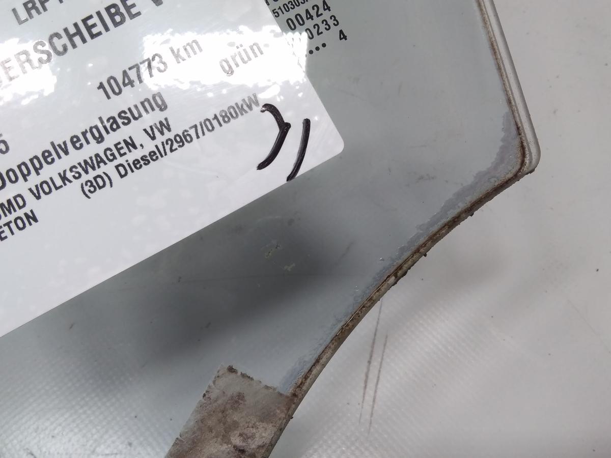 VW Phaeton GP4 T&uuml;rscheibe vorn links VSG Doppelverglasung D&auml;mmglas gr&uuml;n Bj.2015
