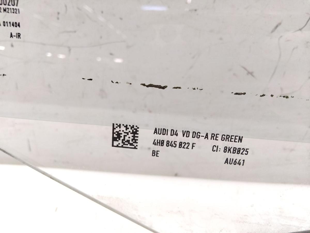 Audi A8 D4 4H orig T&uuml;rscheibe vorn rechts Doppelverglasung VSG 4H0845022F BJ2015