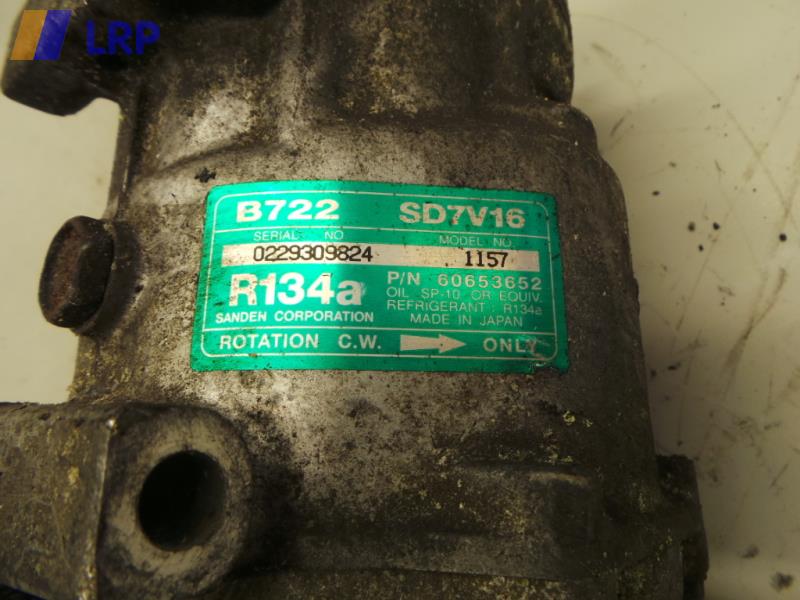 Fiat Multipla BJ1999 Klimakompressor 60653652 SD7V16 SANDEN