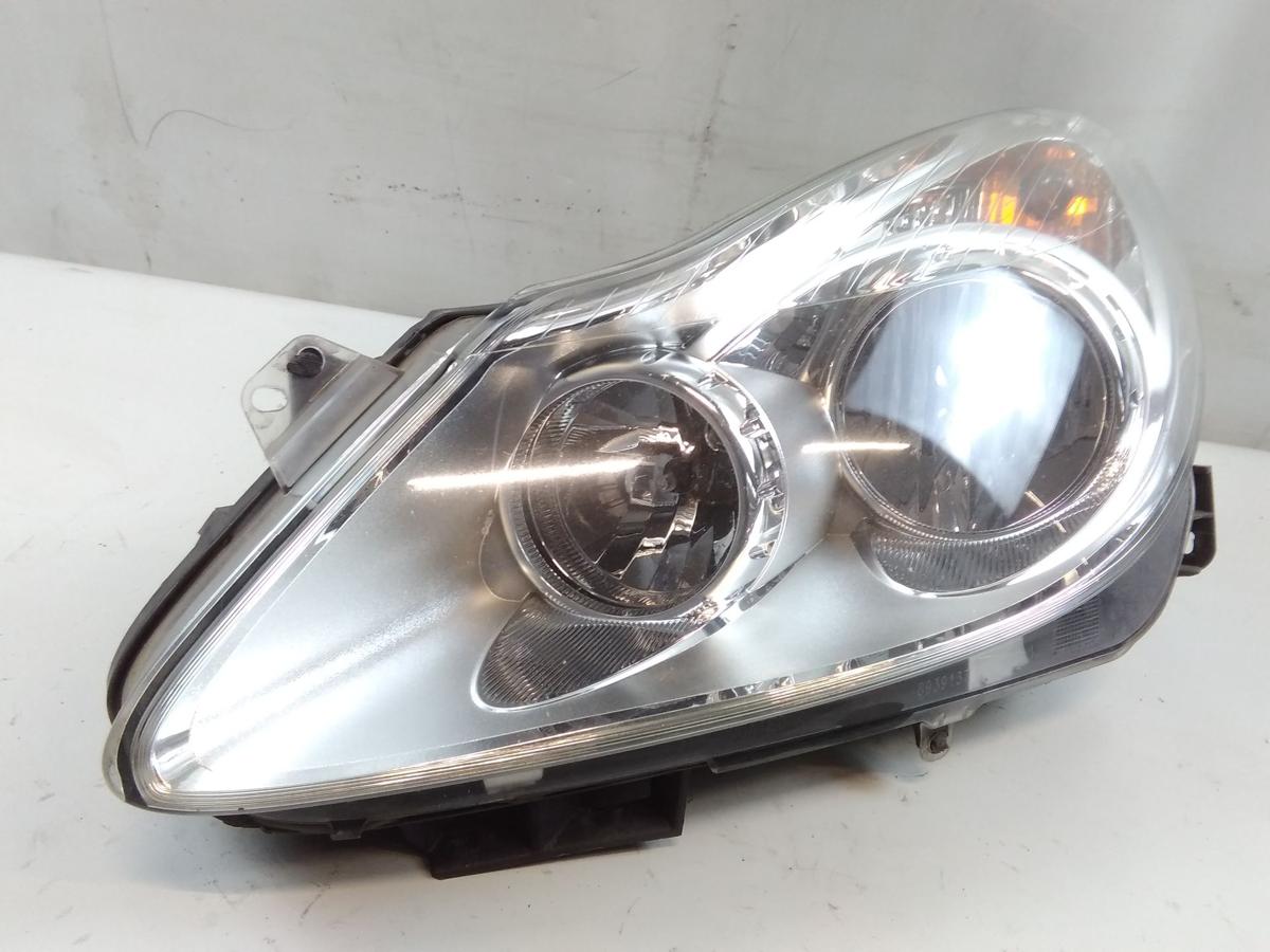 Opel Corsa D original Scheinwerfer links chrom Halogen mit LWR BJ2006
