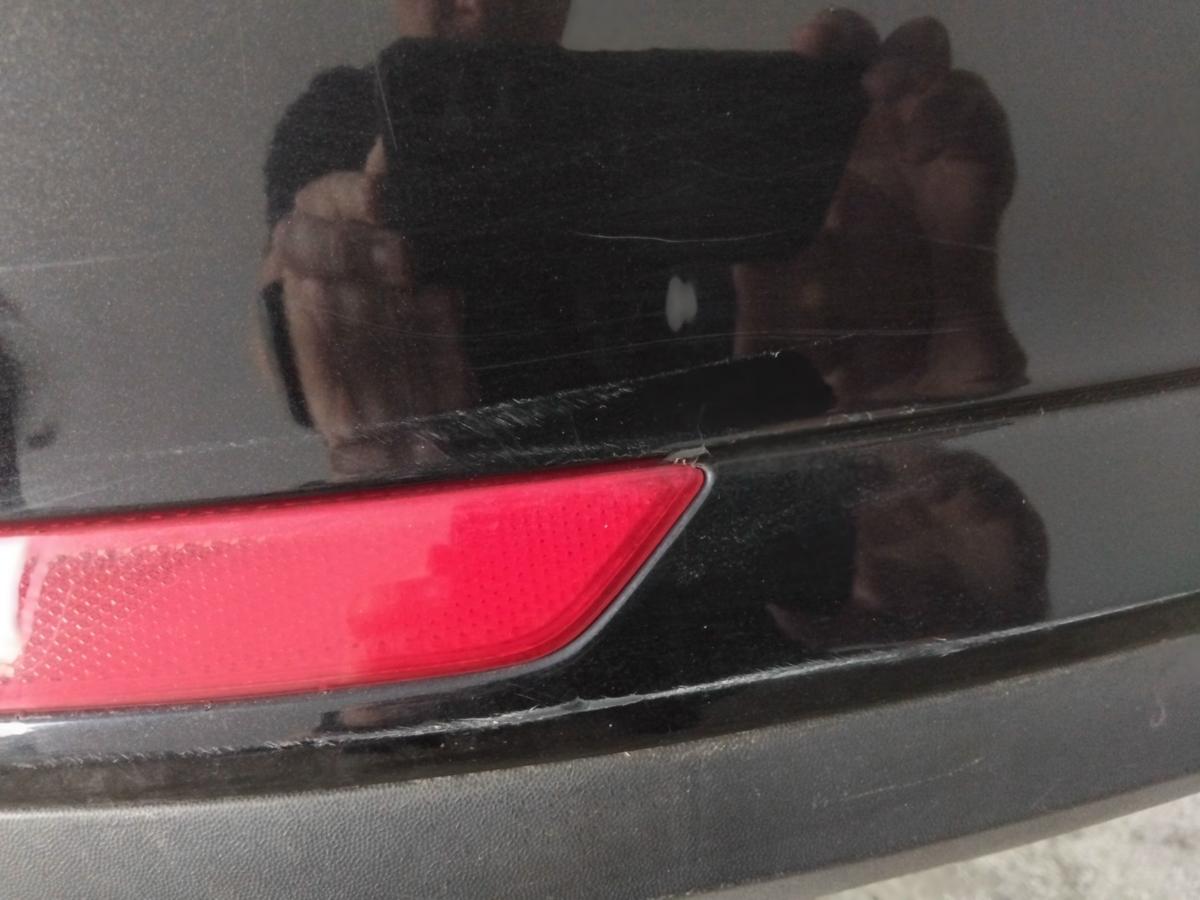 Skoda Rapid NH Spaceback orig Sto&szlig;stange Sto&szlig;f&auml;nger hinten PDC BJ2013 LF9R Blackmagic
