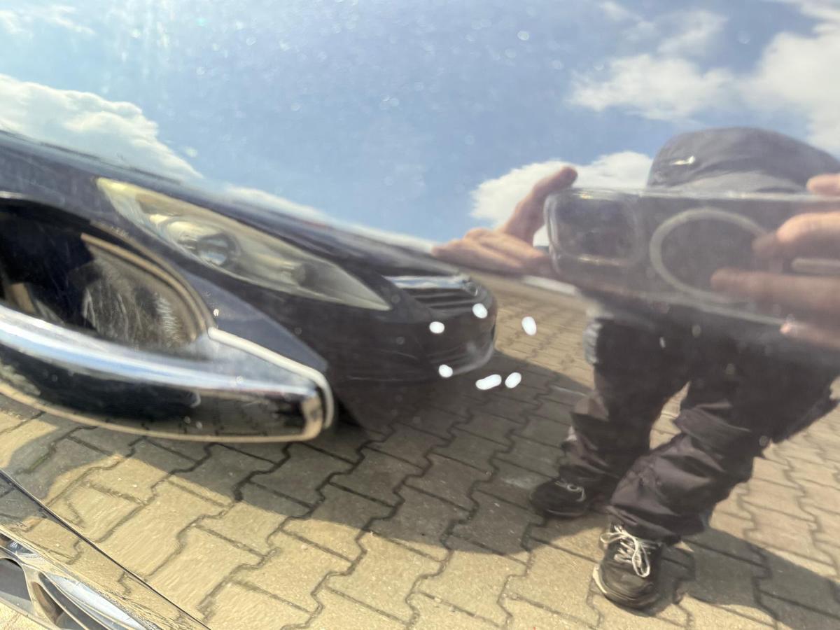 Saab 9-3 YS3F original Tür hinten rechts 298 Jet Black Rohbau Limo BJ08