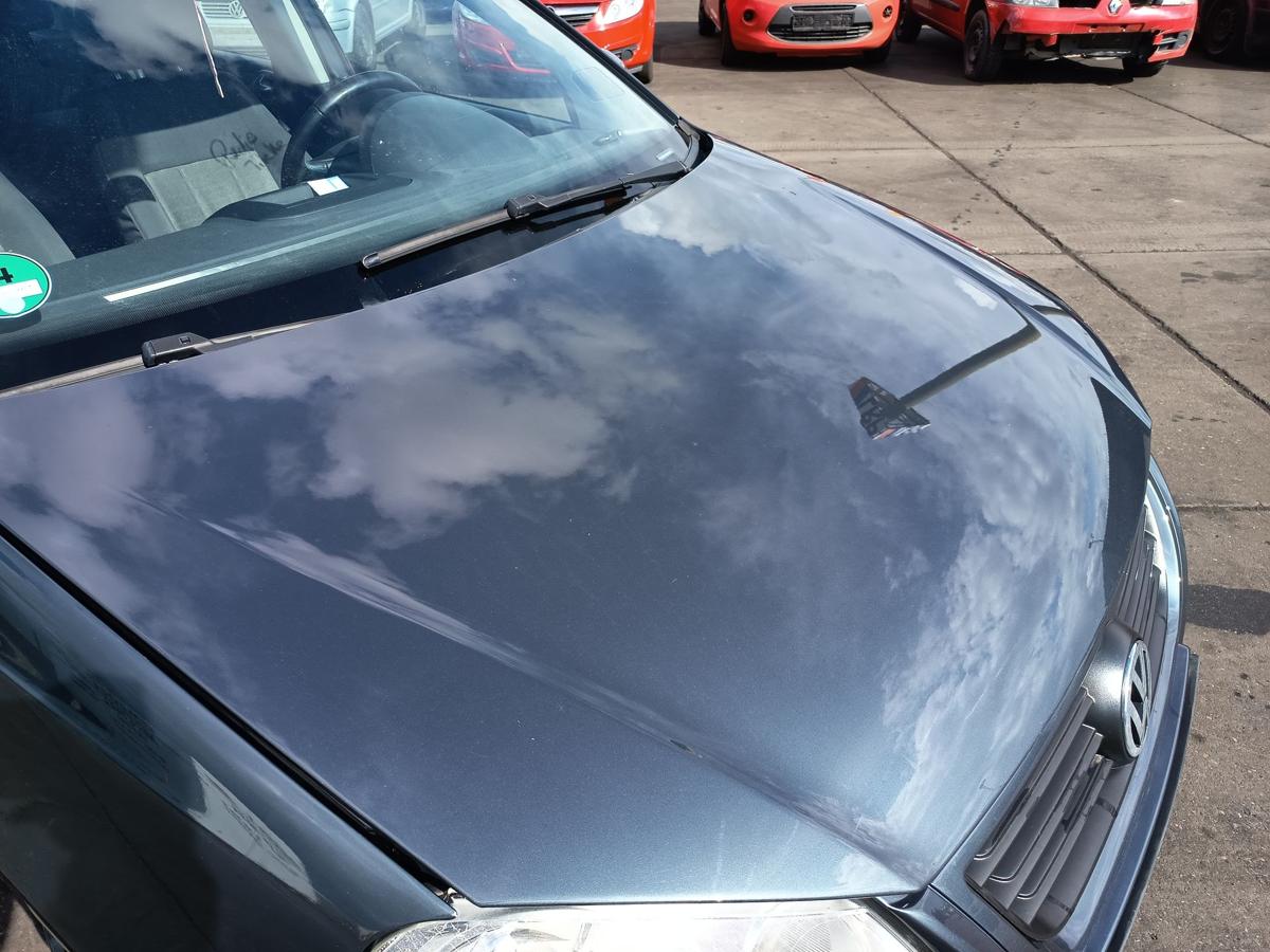 VW Polo 9N3 original Motorhaube Klappe Deckel vorn Front C7V Anthrazitblau Bj 07