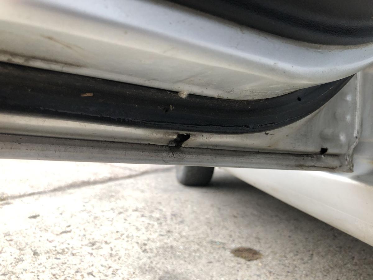 Hyundai i10 PA Tür hinten links Fondtür Rohbau HD Sleek Silver Metallic