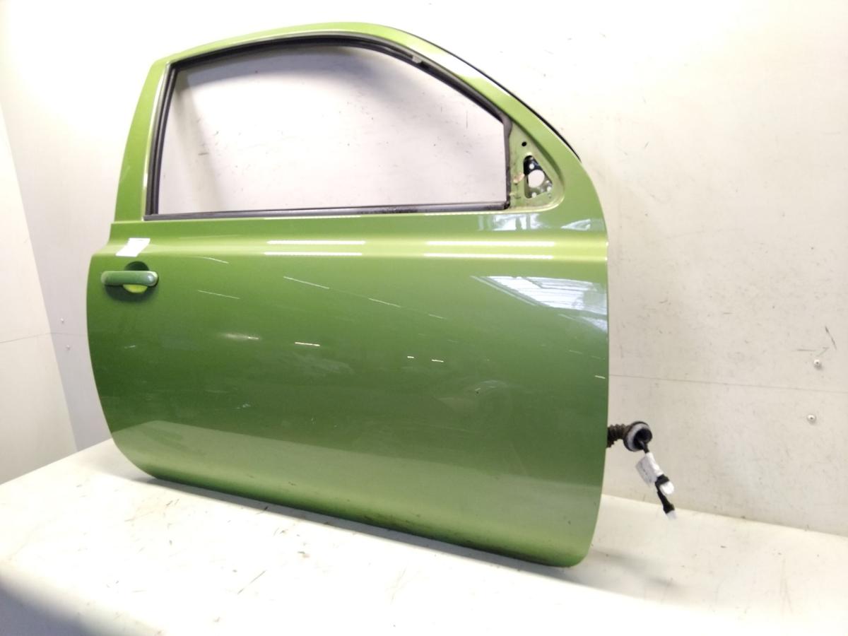 Nissan Micra K12 original T&uuml;r vorn rechts J13 Seegrasgr&uuml;n Metallic 3t&uuml;rig BJ2003