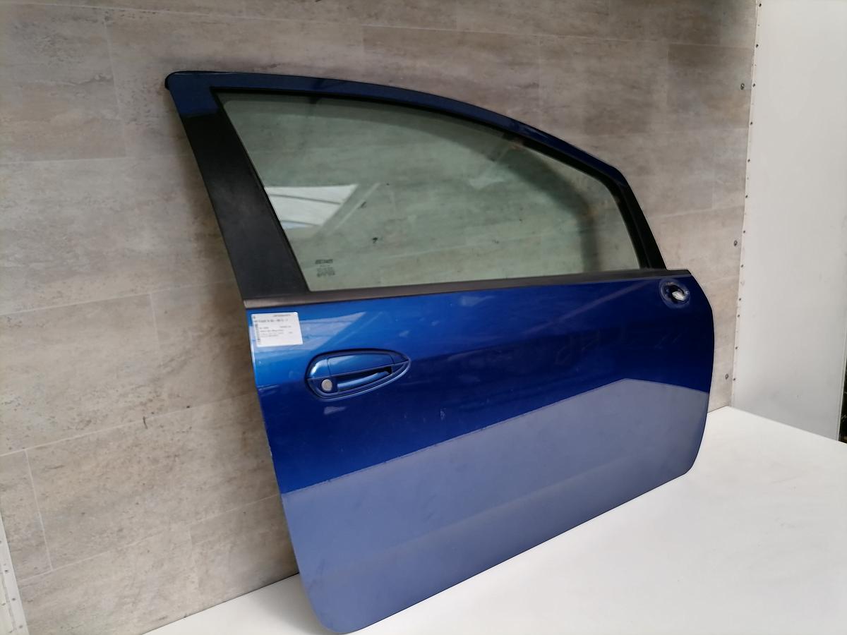 Fiat Grande Punto Rohtür rechts Beifahrertür 599/A Blu Magnetico 3-T BJ05-09