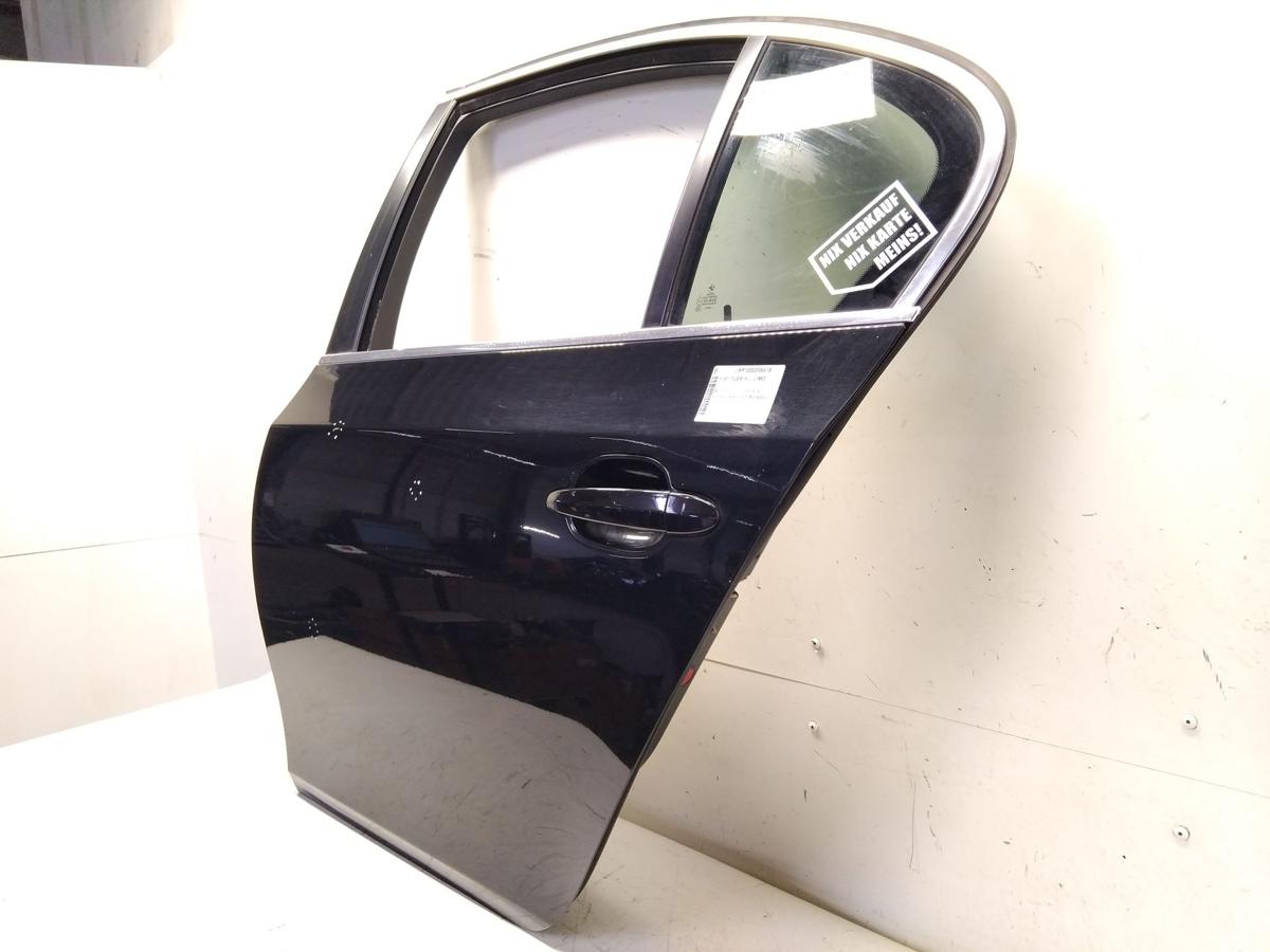 BMW 5-er E60 Limousine T&uuml;r hinten links 475 Blacksapphire BJ2005