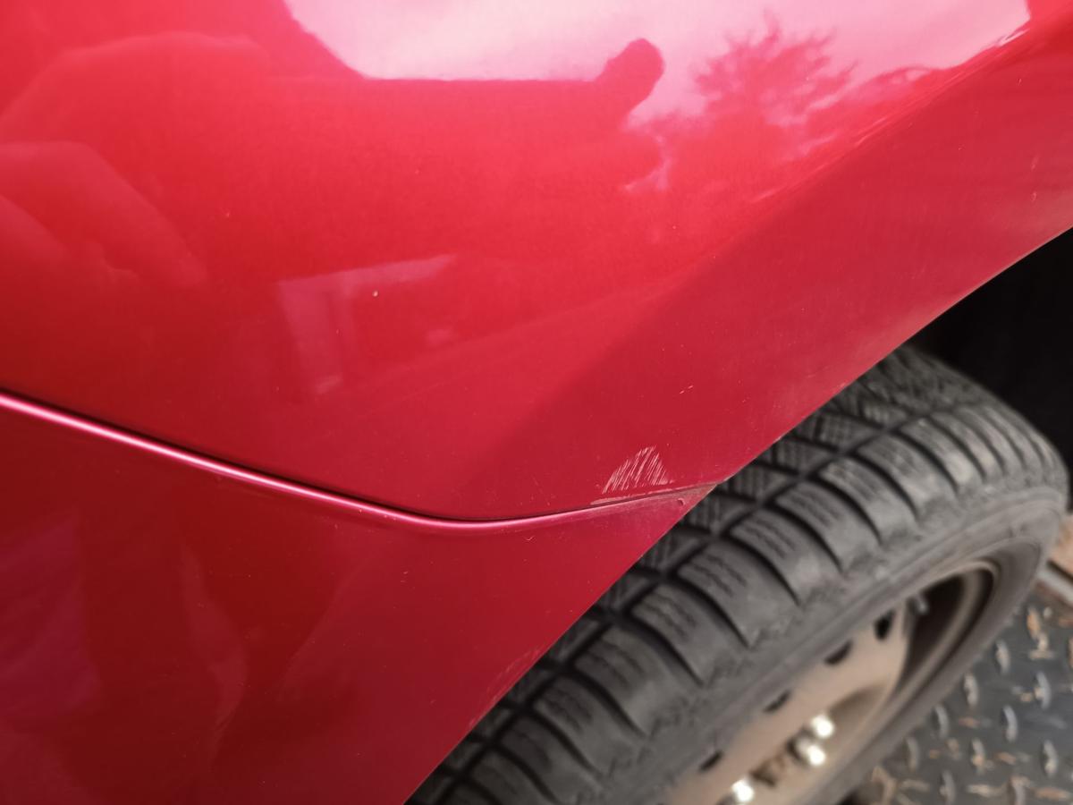 Nissan Micra K13 original Kotfl&uuml;gel links Seitenteil AY4 Kaminrot Bj 2013