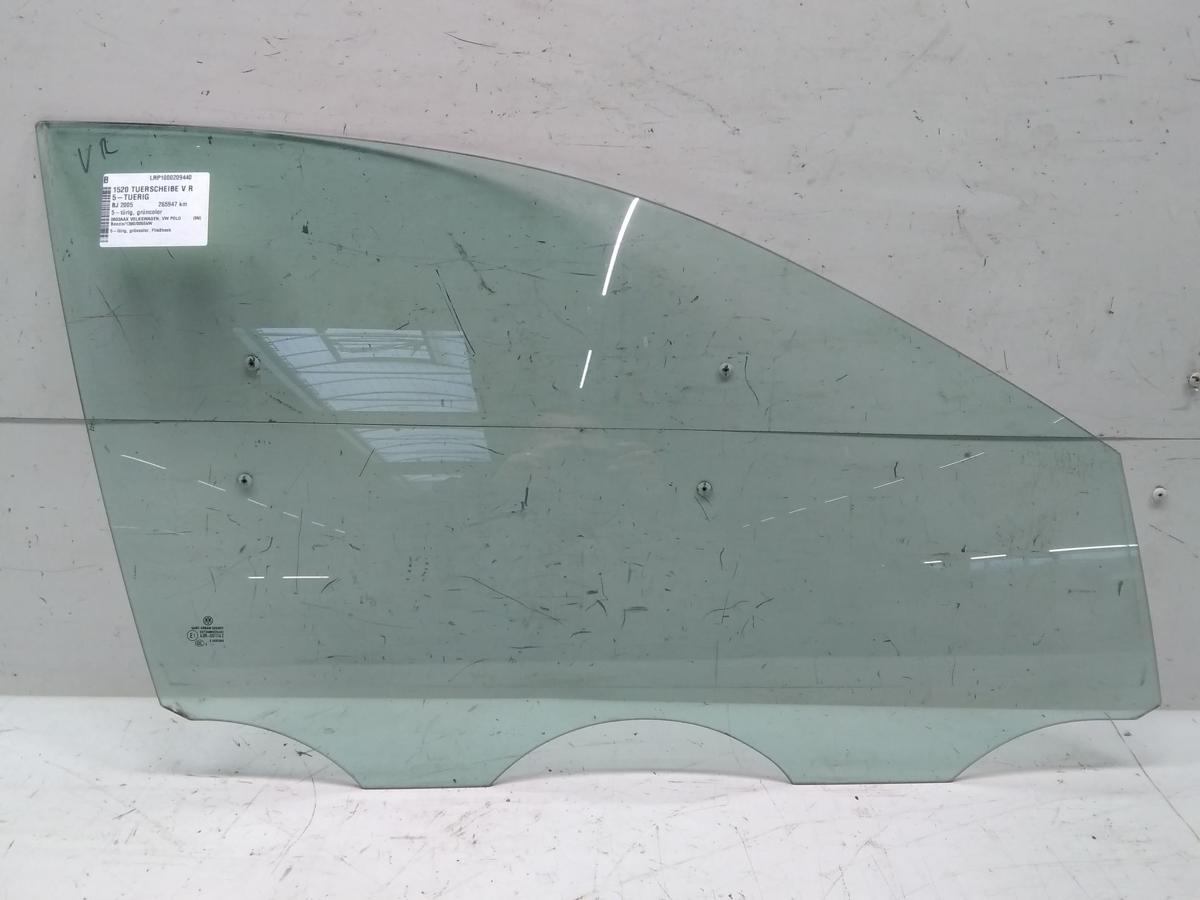 VW Polo 9N3 original T&uuml;rscheibe vorn rechts 5-t&uuml;rig gr&uuml;ncolor BJ2005